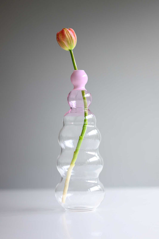 Handblown Vase PINK, by Els Flossie
