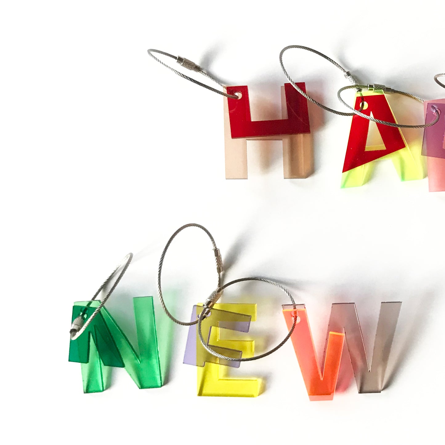 RECYCLED KEY CHAIN ABC