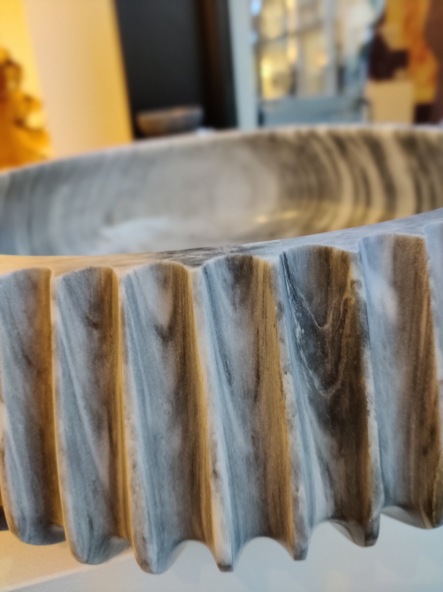 Large marble bowl (40cm)