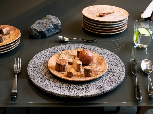 Travertino Marble Plate