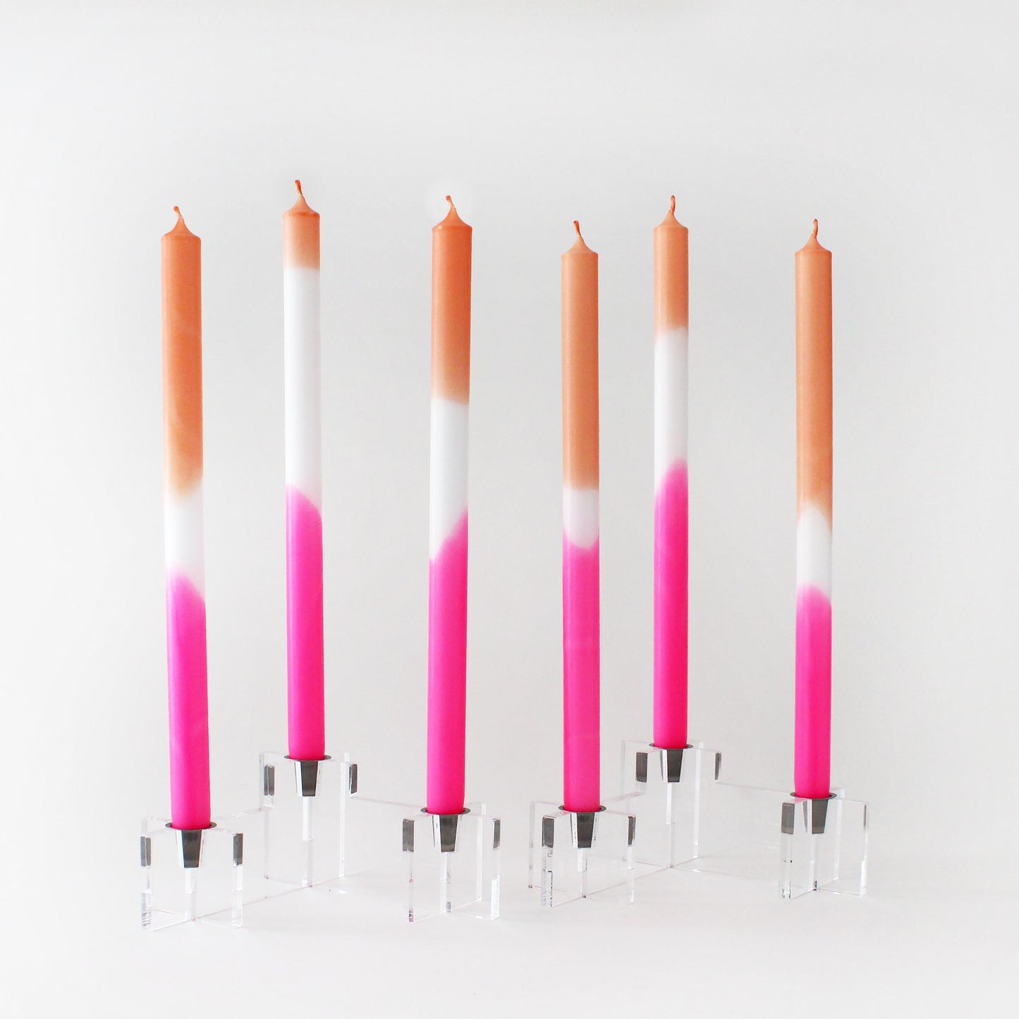 POPPY PUNCH DIP DYE CANDLES | single piece