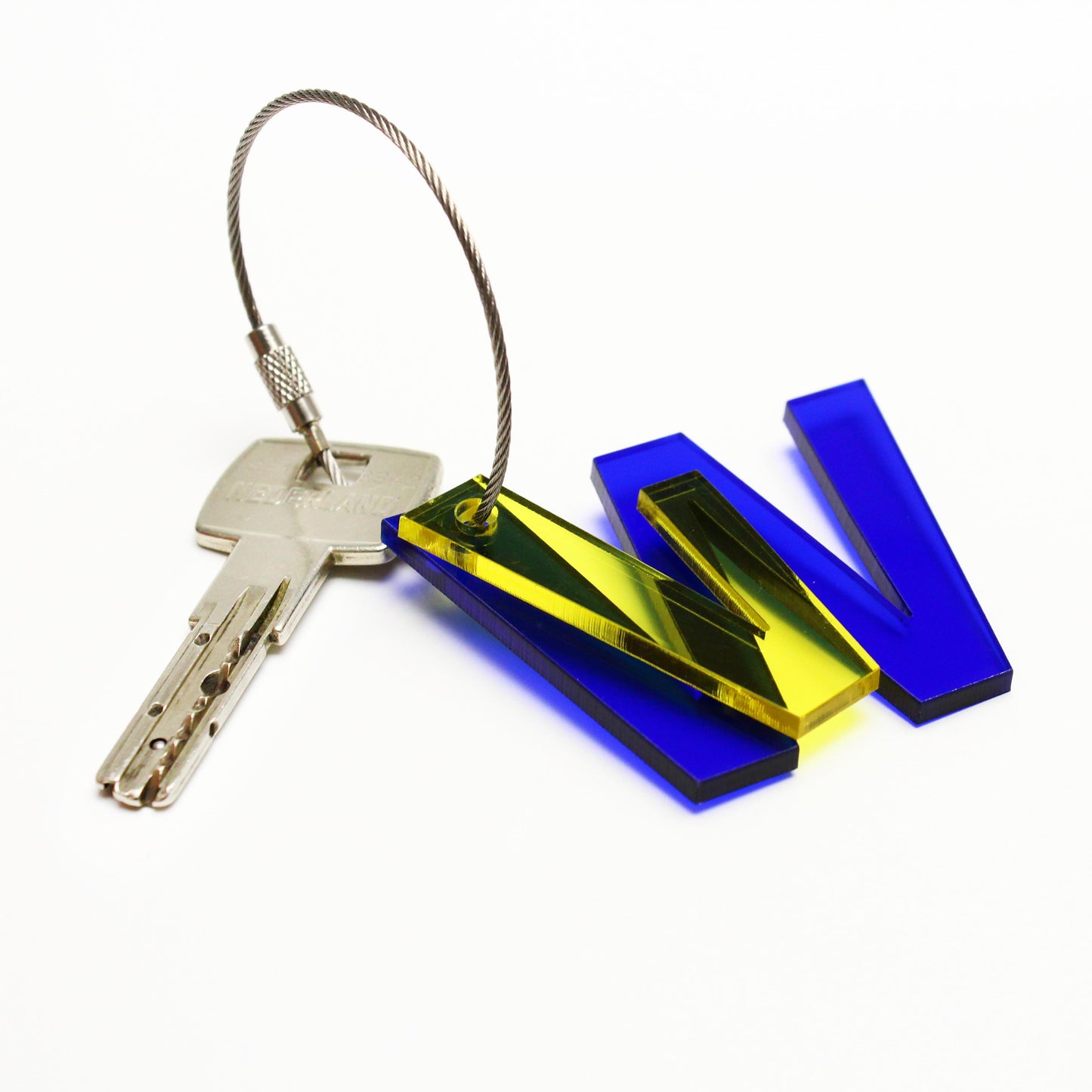 RECYCLED KEY CHAIN ABC