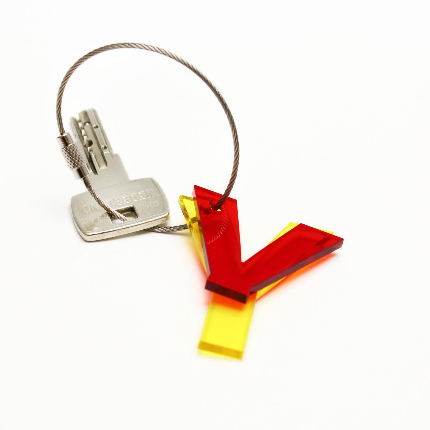 RECYCLED KEY CHAIN ABC