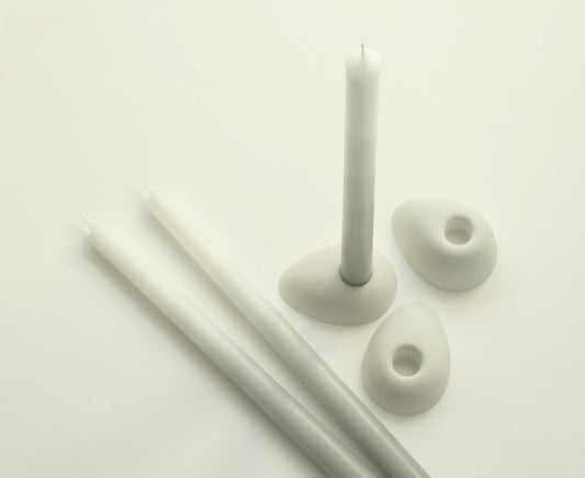 GRADIENT CANDLES | RAINY GREY (set of 6 in a gift box)