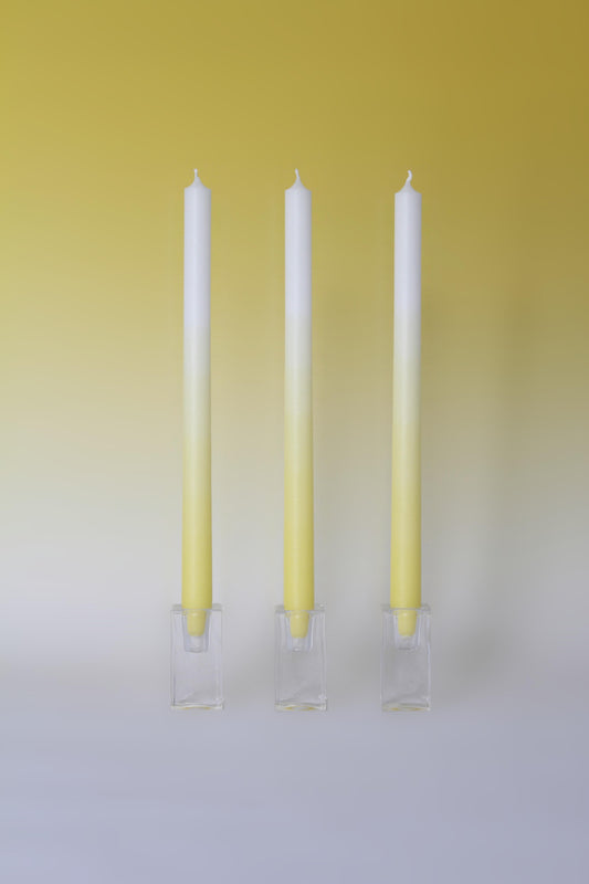 GRADIENT CANDLES | CANARY YELLOW