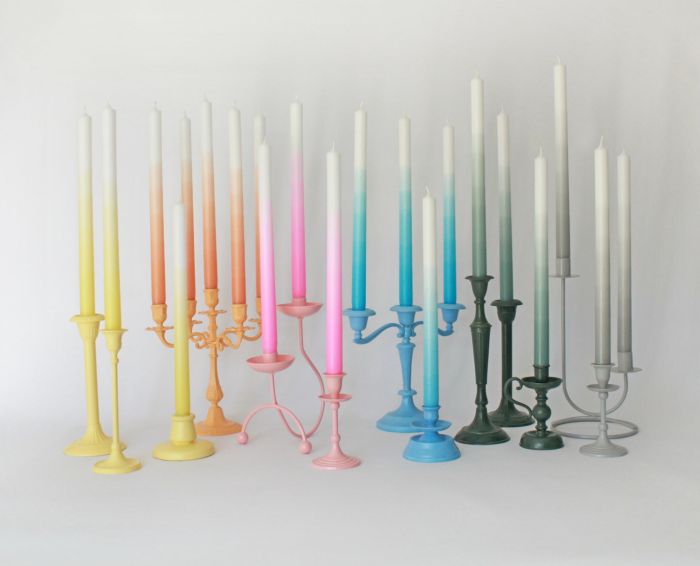 GRADIENT CANDLES | JADE GREEN
