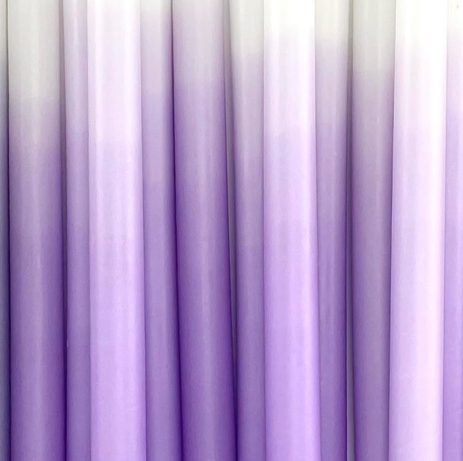 GRADIENT CANDLES | LOVELY LILAC (set of 6, in a gift box)