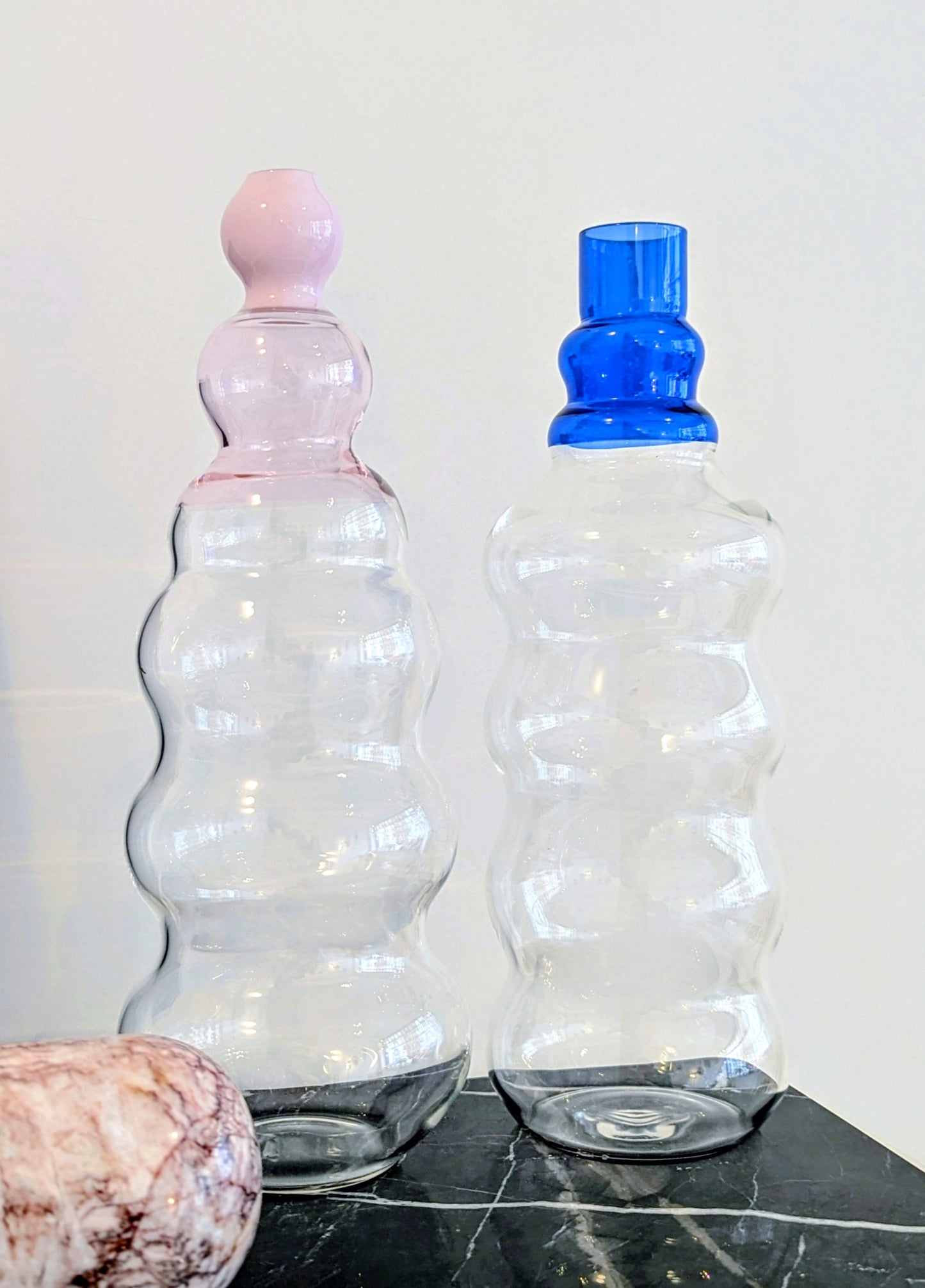 Handblown Vase PINK, by Els Flossie