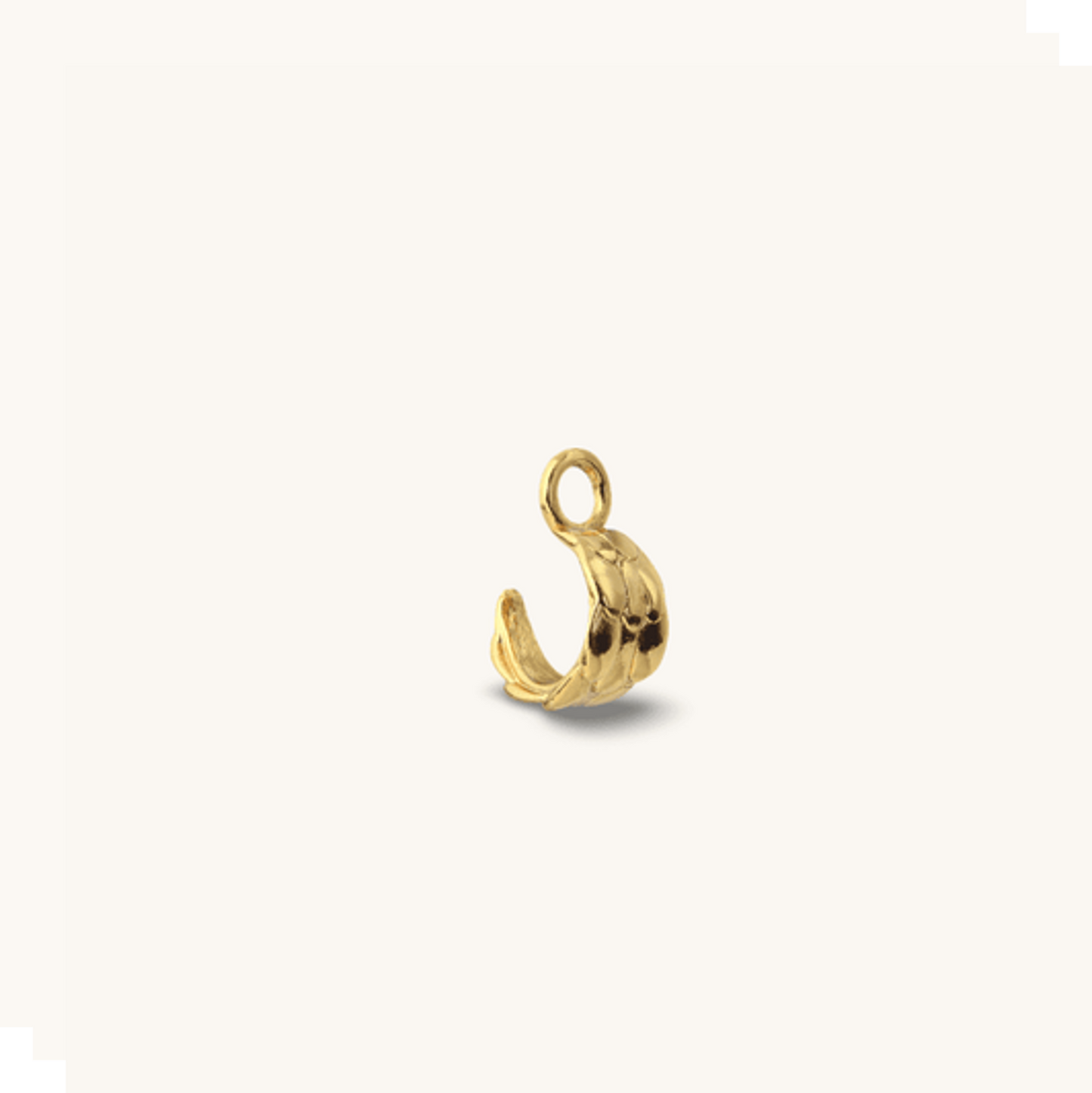 Huggies Medium Hoop Earrings with Amaterasu Charms