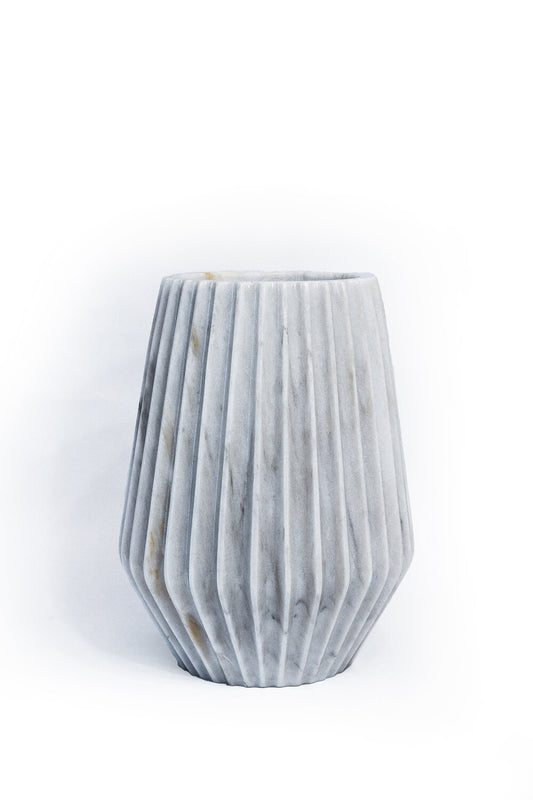 Duna Marble Vase White