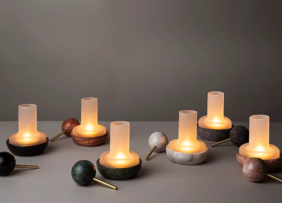 Marble Quinque Candlelight