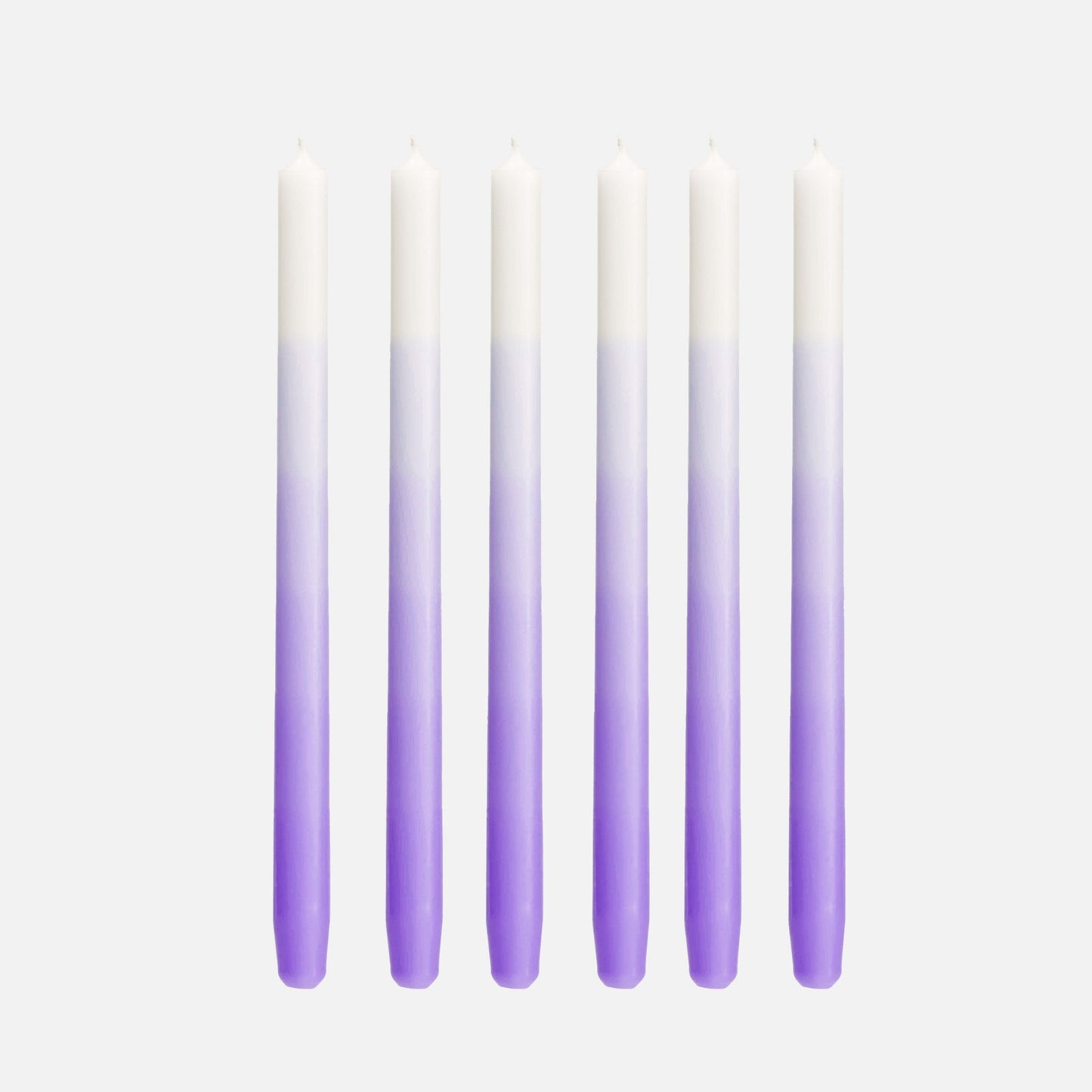GRADIENT CANDLES | LOVELY LILAC (set of 6, in a gift box)