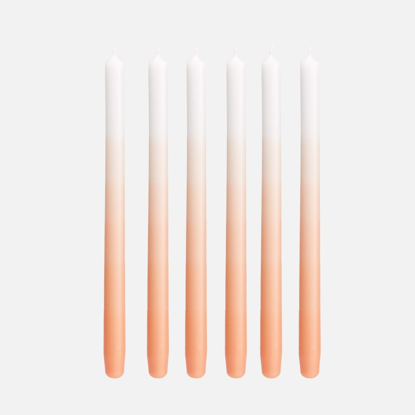 GRADIENT CANDLES | DUTCH ORANGE (set of 6, in a gift box)